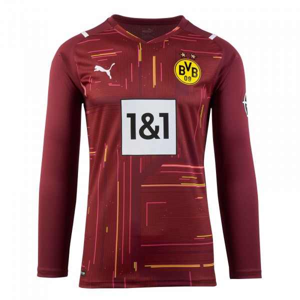 Thailande Maillot Football Borussia Dortmund Gardien 2021-22 Rouge